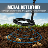 10 Inch Metal Detector Easy Installation High Sensitivity High Accuracy Metal Detecting Tool Treasure Gold Metal Detector