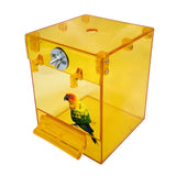 Bird Bathtub Parrot Bath Shower Box Bowl Cage Wash Space Grooming Accessories