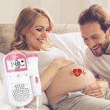 Fetal Doppler Ultrasound Baby Monitor Heart rate Monitor Home Pregnant Doppler LCD Display Sonar Doppler 2.5M No Radiation