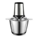 Stainless Steel 2L Meat Grinder Household Vegetable Meat Grinding Machine Multi-function Automatic Food Processor 220V