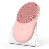 Silicone Sonic Face Scrubber Brush Skin Care Ultrasonic Cleaner Waterproof Face Cleansing Brush Remove Blackhead Beauty Massager