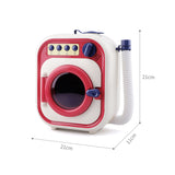 Pretend Play Toy Mini Music Washing Machines Child Cleaning Up Toy Cleaner Housework Toys Life Skill Training Toy Drum Wash Toys