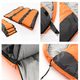 Envelope Sleeping Bag Ultralight Outdoor Sport Camping Hiking Hollow Cotton Bag Thermal Waterproof Heated Sleep Bag  in Winter
