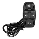 3In1 Ebike Headlight Turn Light Horn Switch Scooter Handlebar Lamp Horn Turning Light Motorcycle Horn Turn Signal Light Switch