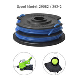 Weed Eater Dual Line String Trimmer Replacement Spool 29242 29082 For Greenworks Model 21212 21272 27Ft 0.065 Inch
