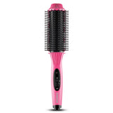 Two-In-One Multifunctional Electric Hair Straightener Comb&amp;Hair Curler Anti-scald Flat Irons Straightening Brush&amp;Curling Tool