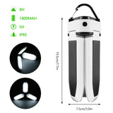 Camping Lamp 60LED Solar Light Rechargeable Workshop Lamp  Portable Tent Lantern 5 Lighting Mode Outdoor Emergency Light Bulb
