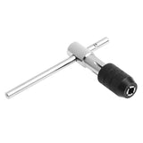 T-shaped Ratchet Wrench M3-M6 Adjustable Ratcheting T-Handle Tap Wrenches 45# Steel Reamer Hand Tool For Bicycle Repair