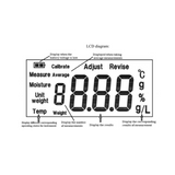 Handheld smart professional grain moisture meter 3-35% Automatic weighing temperature compensation calibrate modification