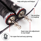 Anti-Slip Handles Jump Rope Weighted Skipping Ropes Adjustable Weighted Skipping Ropes Steel Wire Jump Rope Fitness Equipment