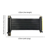 PCI-E 3.0 X16 Extension Cable+ Gaming Graphics Card Mounting Bracket