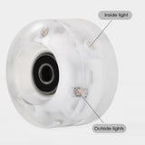 8Pcs Light Up Roller Skate Wheels 82A Luminous Skate Wheels With Bearings For Indoor Outdoor Double Row Skateboard