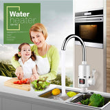 3000W Instant Tankless Electric Hot Water Heater Faucet Kitchen Instant Heating Tap Water Faucet with LED Digital Display EU Plu
