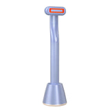 Upgraded Warming Light Therapeutic Eye Face Massager EMS Touch Induction Vibrating Relaxation Wand 360° Rotate Cosmetic Device