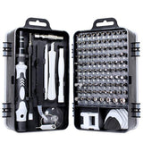 115 In 1 Screwdriver Set Screw Driver Bit Set Multifunctional Precision Mobile Phone Glasses Watch Disassembly Repairer Tool