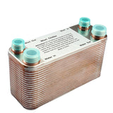 20/30/40 Plates Homebrew Wort Chiller Heat Exchanger Beer Brewing, 304 Stainless Steel Counterflow Garden Hose Rapid Cooling
