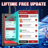 ThinkScan SD6 ABS SRS A/F ECM TCM BCM IC OBD2 Scanner with 5 Reset Function Scan Tool Lifetime Free Update Auto Diagnostic Tool