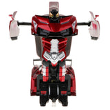 MagiDeal 1:12 Scale 2-in-1 Gesture Sensing RC Racing Car Transforming Robot Kids Remote Control Toy Birthday Gift
