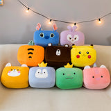 30x25cm Cute Cartoon Dinosaur Hand Warmers Soft Plush Toy Lying Down Pillow Winter Thickening Warm Supplies Plush Hand Warmer