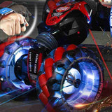 RC Car 4WD Radio Control Stunt Car Gesture Induction Twisting Off-Road Vehicle Drift RC Toys With Light & Music for Kids Gift