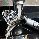 VGR Metal Housing 3D Floating Rotary Electric Shaver for Men Waterproof Beard Electric Razor Face Shaving Machine Rechargeable