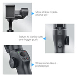 Handheld Gimbal Stabilizer For Smartphone Action Camera 3-Axis Bluetooth Video Record Smartphone Gopro Selfie Stick Holder