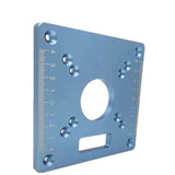 Universal Aluminium Router Table Insert Plate Woodworking Benches Wood Router Trimmer Models Engraving Machine For Makita