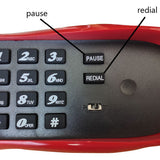 Landline Mini Telephone Red pink rose Lips Kiss Portable  Corded phones for children lady home fixed telephone bedroom