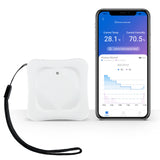 HOLDPEAK 930A Smart Hygrometer Thermometer, Bluetooth Wireless Room Temperature Humidity Sensor with App,365 Days Data Recording