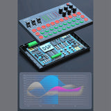 Bluetooth Sound Card Headset Microphone Webcast Live Sound Card Interface External Sound Effects for Home Studio Stage.