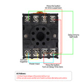 DH48S-S Programmable Timer 0.1s-990h Repeat Cycle SPDT Time Switch Relay time relay cycle control with Socket Base DH48S 40% off