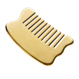 Gua Sha Brass Scraping Board Body Face Massage Tool Detoxify Health Care Copper GuaSha Board Metal Scraper