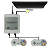 1600 Games 64 Bit Arcade 4K Mini HD HD TV Retro Video Game Console Controller Handheld Classic for SNES Dual Gamepad Player