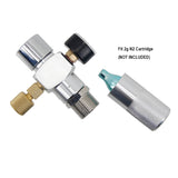 Coffee Beer Mini Nitrogen Charger N2 Gas Regulator with Gas Ball Lock Disconnect Aluminum 0‑30PSI PSI For Coffee Cocktail Refill