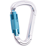 Aluminum Outdoor Climbing Carabiner 25KN D-Ring Keychain Clip Hook Locking Auto Locking Carabiner
