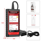 THINKCAR Thinkscan SD4 OBD2 Scanner ABS SRS BCM TPMS Automotive Scanner CR619 Car Diagnostic Tool Lifetime Free Update diagzone