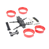 Feichao Wheelbase 149mm Frame Kit X-type ABS Carbon Fiber for CLOUDB 149 Max 3 Inch Propeller for FPV Racing Drone Helicopter
