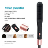 Men Beard Straightener Heating Comb Hair Straightener Brush Electric Mutifunctional Ceramic Hair Comb Quick Hair Styler