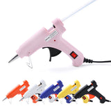 Hot Glue Gun Sol Gun Hot Melt Gun 20W Electric Heat Gun Hot Melt Glue Gun DIY Jewelry Accessories + A Hot Glue Stick