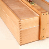 Multifunctional Wood Sketchbox Easel, Paint Palette, Portable Beechwood Sketchbox Artist Desktop Case For  Art Supplies