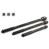 1/4 3/8 1/2 Torque Preset Torque Wrench Drive Tool 5-210 Nm Positive Negative Two-way Adjustment Spanner Auto Repair Hand Tools