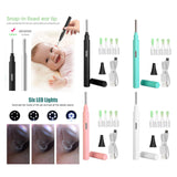 Earwax Removal Tools 3.9mm with 6 LED Lights 360°Wide Angle HD Endoscope WiFi Ear Wax Cleaner Pick Kit for iPhone Phones Tablet