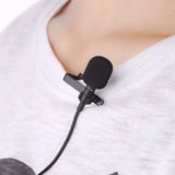Portable Detachable Clip Mini Stereo HiFi Sound Quality Condenser Microphone Clips Lapel Mic Professional For Phone