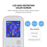 35 Mode Dual Output Digital Electronic Pulse Massager EMS Muscle Stimulator Pain Relief Machine Electro Therapy Body Massage