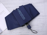 Luxury brands High Quality Camellia automatic umbrella rain women men folding UV sun transparent sunshade umbrellas
