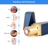 Portable Hair Trimmer Pocket Hair Shaver Mini Electric Epilator No Blade All Body Trimmer Facial Lip Hair Fuzz Beard Remover