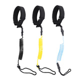 Stand Up Paddle Board Coiled Spring Leg Foot Rope Surfing Leash Flexible Leg Ropes With Board Rope For Surfboard