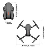 E88 4K HD Dual Camera Drone With 2.4G 6-Axis Gimbal Stabilizer RC Quadcopter WiFi FPV Foldable Drone  APP Connection