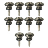Mushroom Head Guitar Strap Lock End Pins Pegs Strap Buttons for Acoustic Electric Bass Guitar Accessories