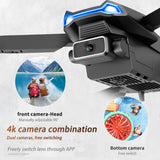 New S89 Drone 4K Wifi FPV HD Dual Camera 50x Zoom Height Maintain Headless Mode One-Key Takeoff And Landing Rc Quadcopter 2021